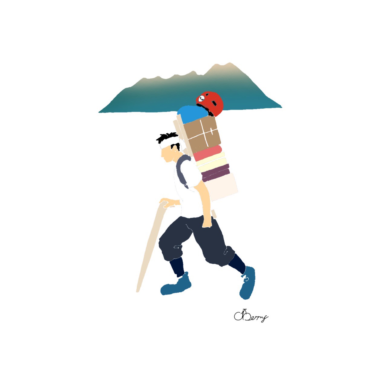 山岳ガイド御嶽山強力 ごうりき　